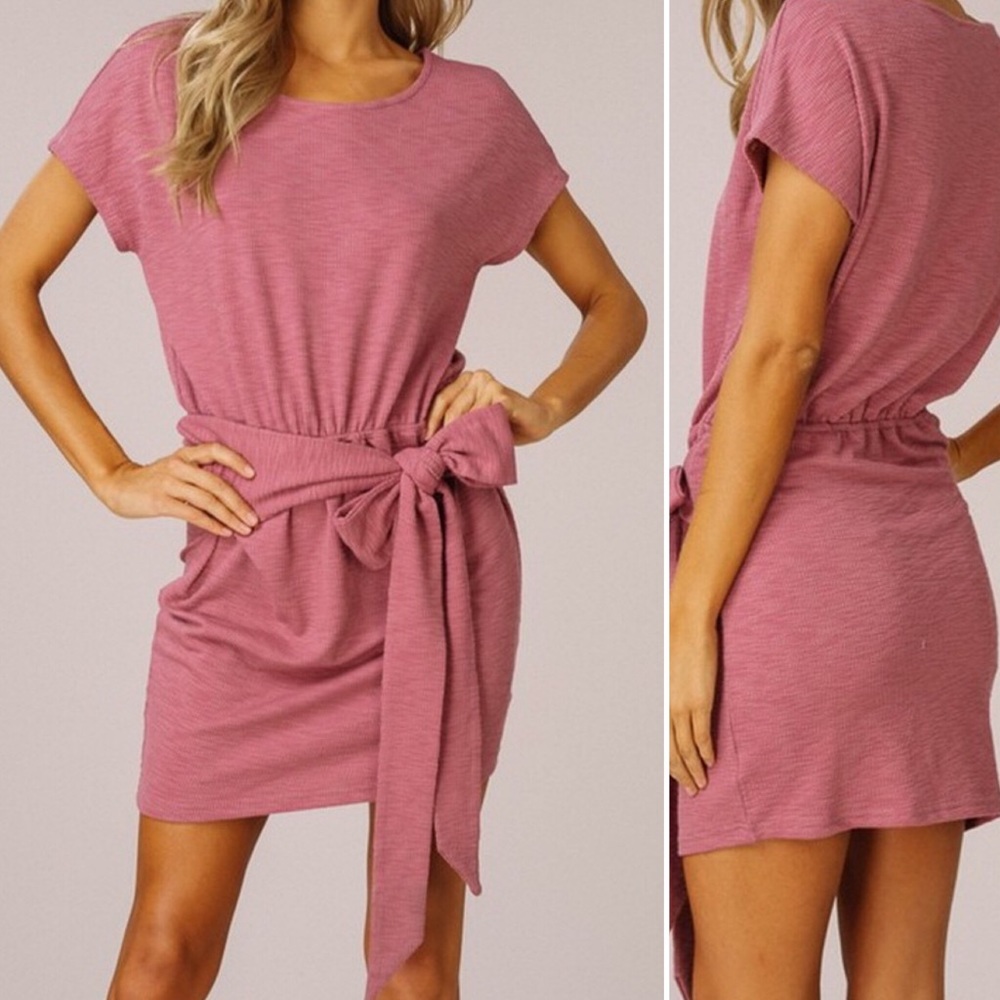 “Juliana” front tie dress